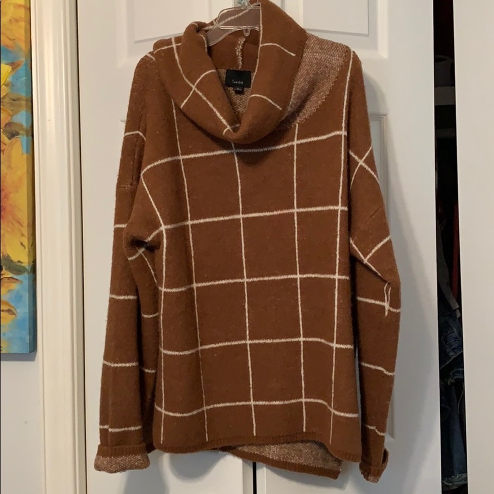 Brown Striped Sweater